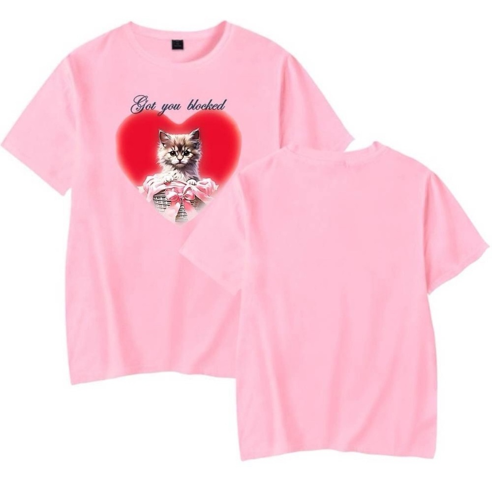 Sabrina Carpenter Got You Blocked Kitten Tee Size 3X